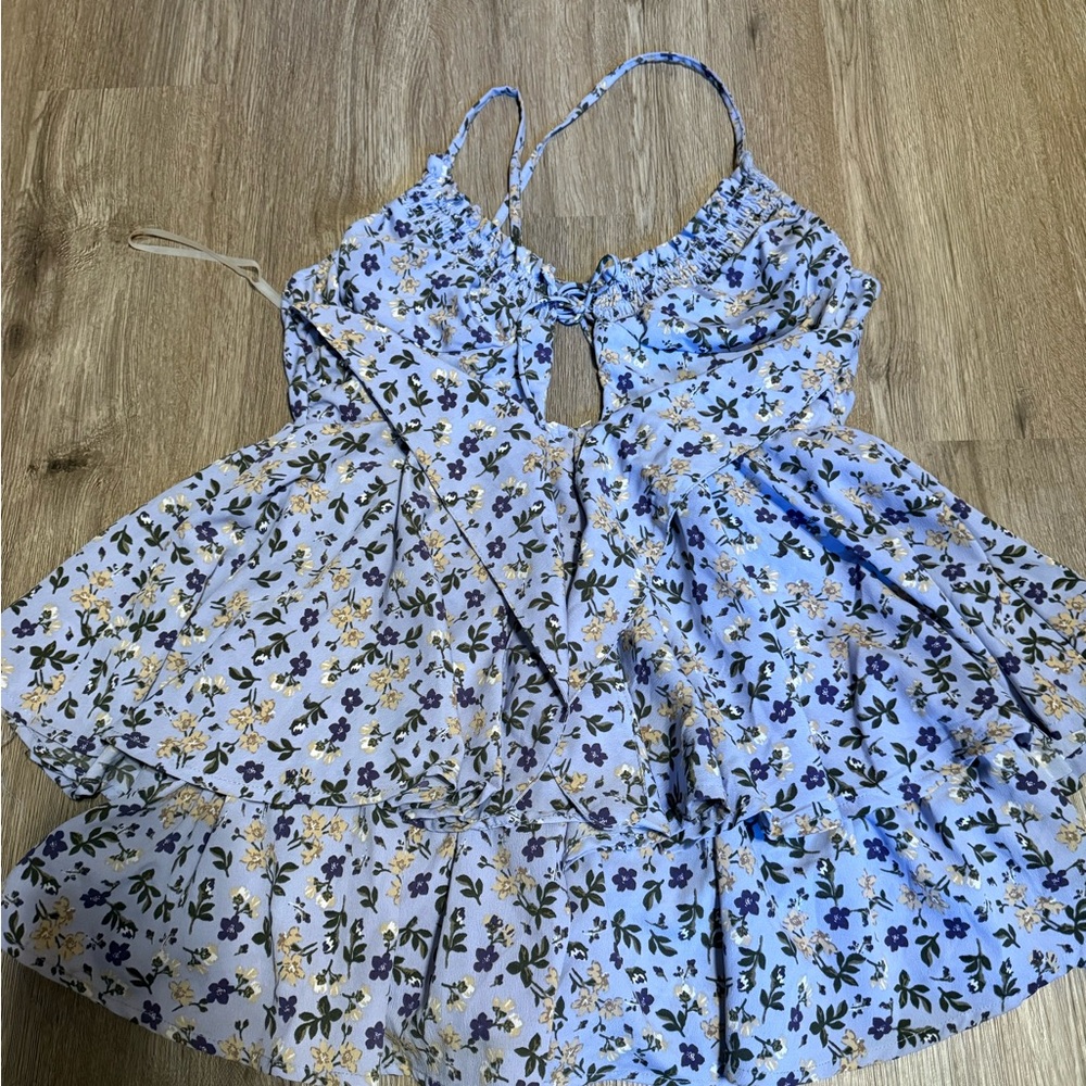 Rue21 Lavender Floral Button-Front Top